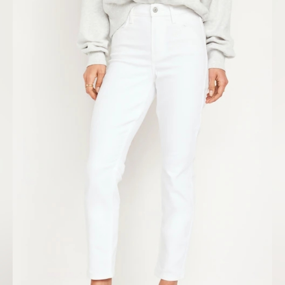 Old Navy Women's White Skinny Jeans
